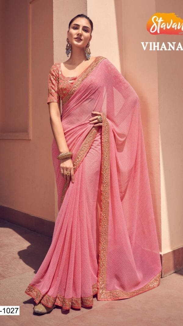 Muslin Saree - Designer Sarees Rs 500 to 1000 -