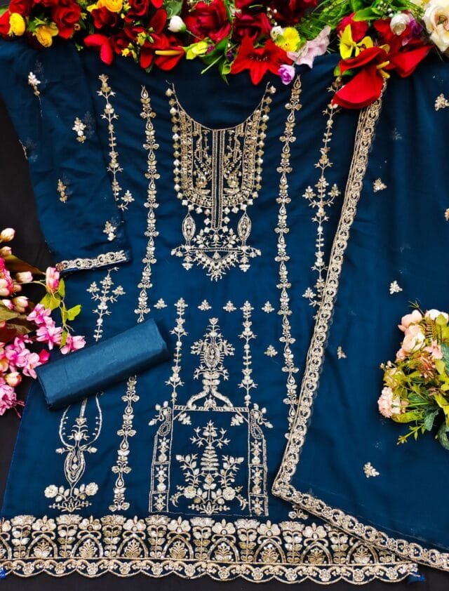 Pakistani Dress For Mehndi - Pakistani Suits Online