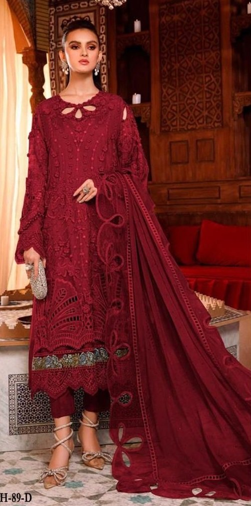 SAR 199, Original Chiffon -unstitched -Dresses From Pakistan - Ladies  Dresses, 47320266 - expatriates.com