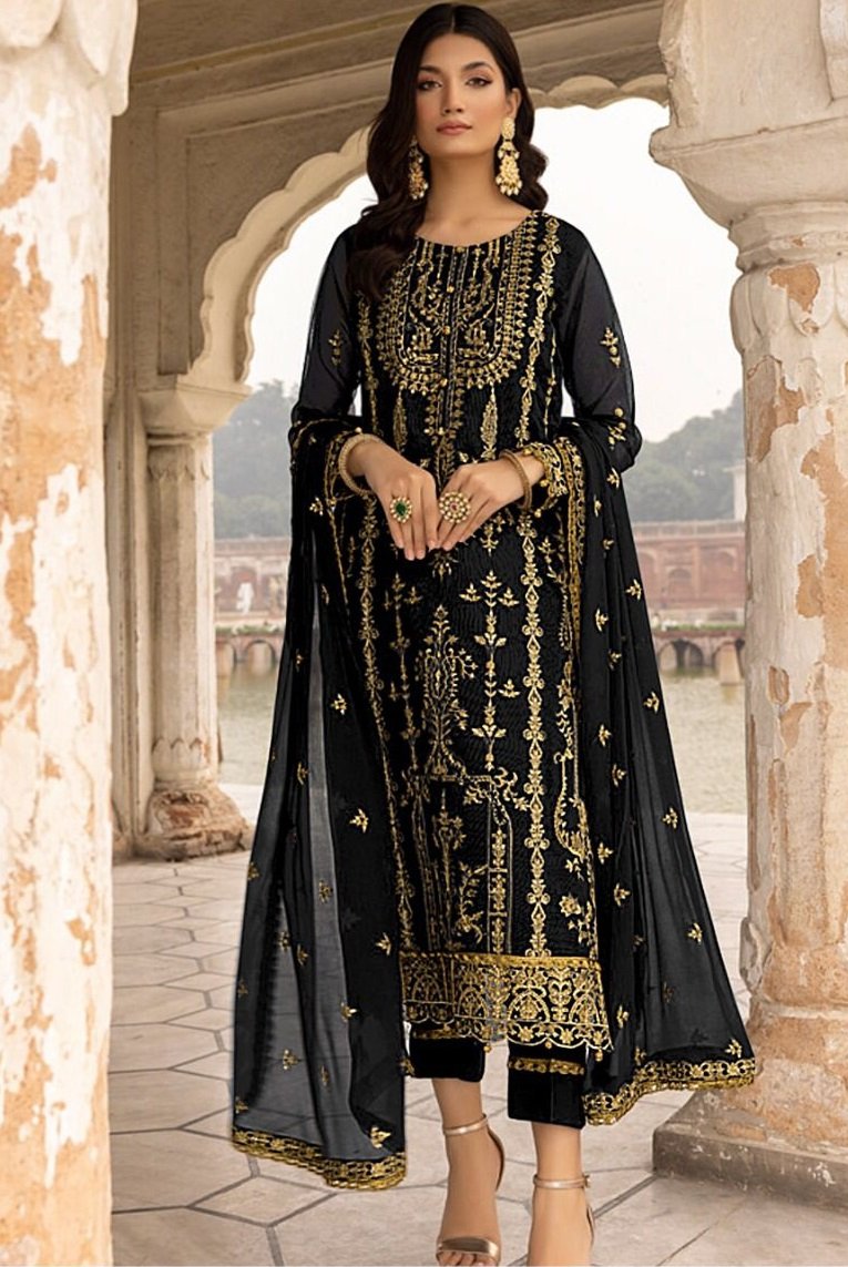 Pakistani Plazo Suits Images | Punjaban Designer Boutique