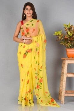 Pure Katan Silk Banarasi Saree Price - Designer Sarees Rs 500 to 1000 -
