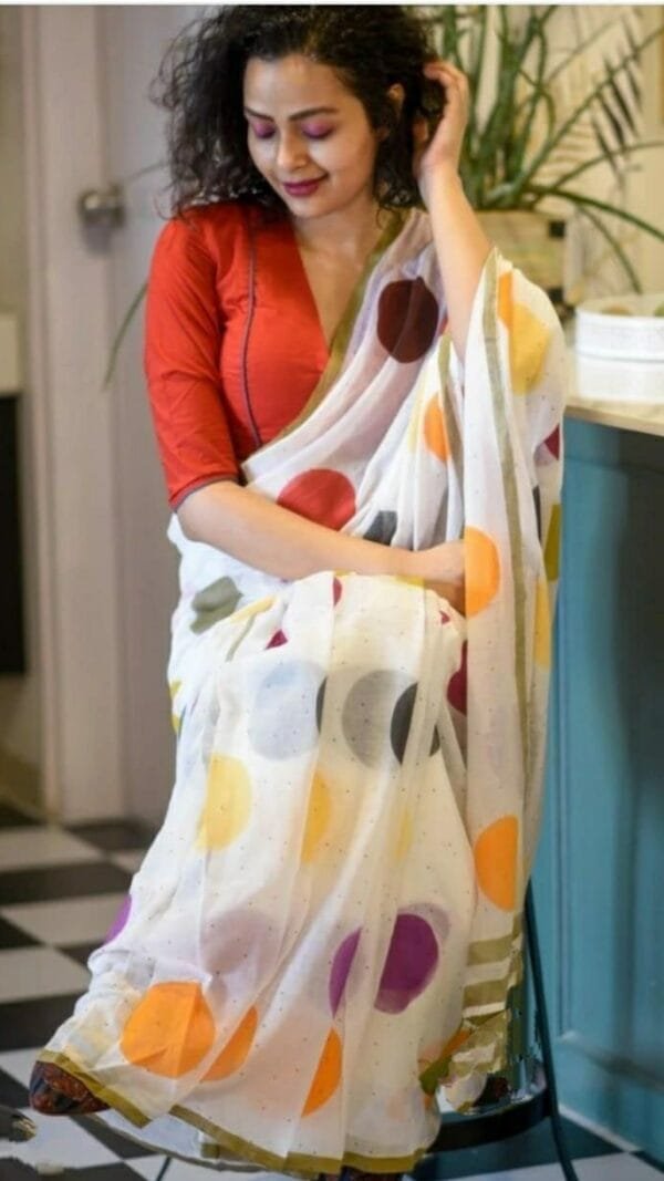 Banarasi Crepe Saree - Designer Sarees Rs 500 to 1000 -