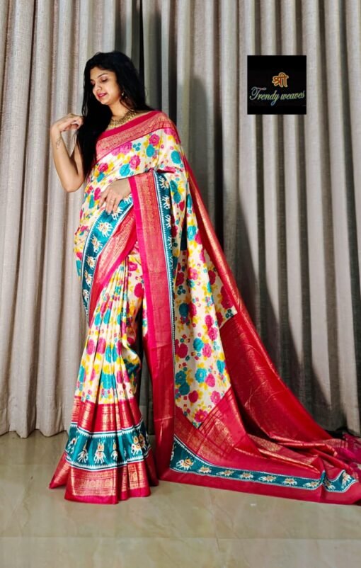 Kanjivaram Pure Silk Saree - Designer Sarees Rs 500 to 1000 -