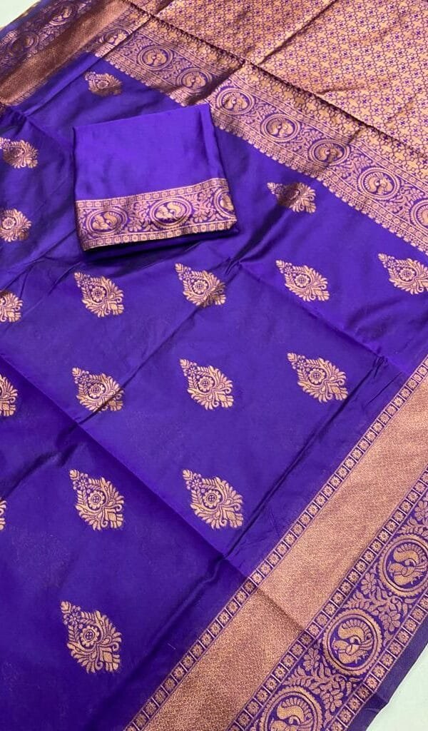 Kora Silk Saree - Designer Sarees Rs 500 to 1000 -