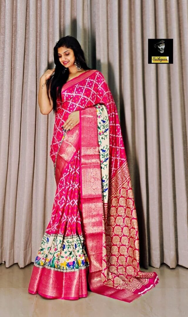 Pure Kanchipuram Silk Saree - Designer Sarees Rs 500 to 1000 -