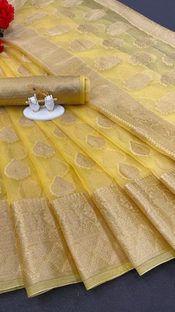 Pure Katan Silk Saree - Designer Sarees Rs 500 to 1000 -