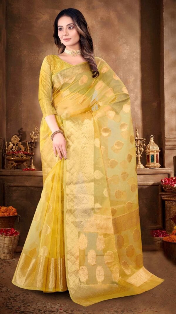 Pure Katan Silk Saree - Designer Sarees Rs 500 to 1000 -