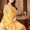 Pure Katan Silk Saree - Designer Sarees Rs 500 to 1000 -