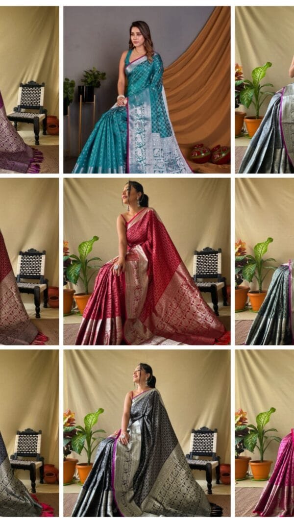 Pure Silk Kanchipuram Saree - Designer Sarees Rs 500 to 1000 -