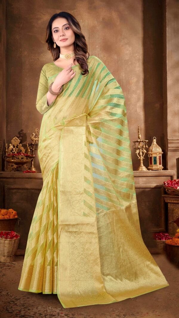 Saree Chanderi Silk - Designer Sarees Rs 500 to 1000 -