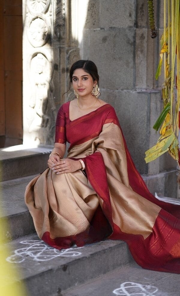 Silk Saree Banarasi - Designer Sarees Rs 500 to 1000 -