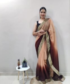 Tussar Silk Printed Saree - Designer Sarees Rs 500 to 1000 -