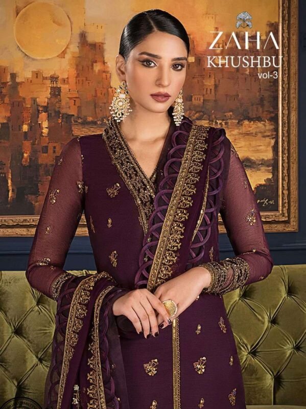 👉👗💥*LAUNCHING NEW DESIGNER PARTY WEAR LOOK HEAVY EMBROIDERY AND SEQUINS  WORK GOWN WITH DUPATTA *💥👗💃🛍👌 - Khwaissh