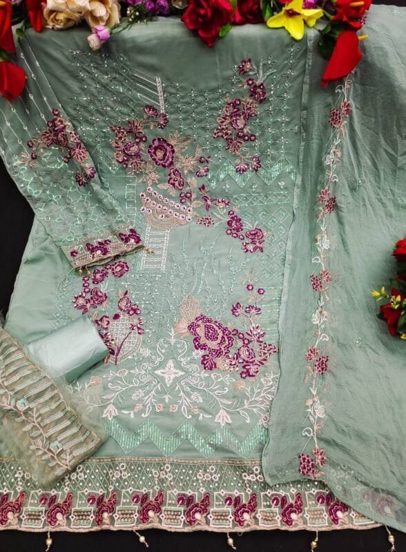 Heavy Embroidery Pakistani Suits - SareesWala.com