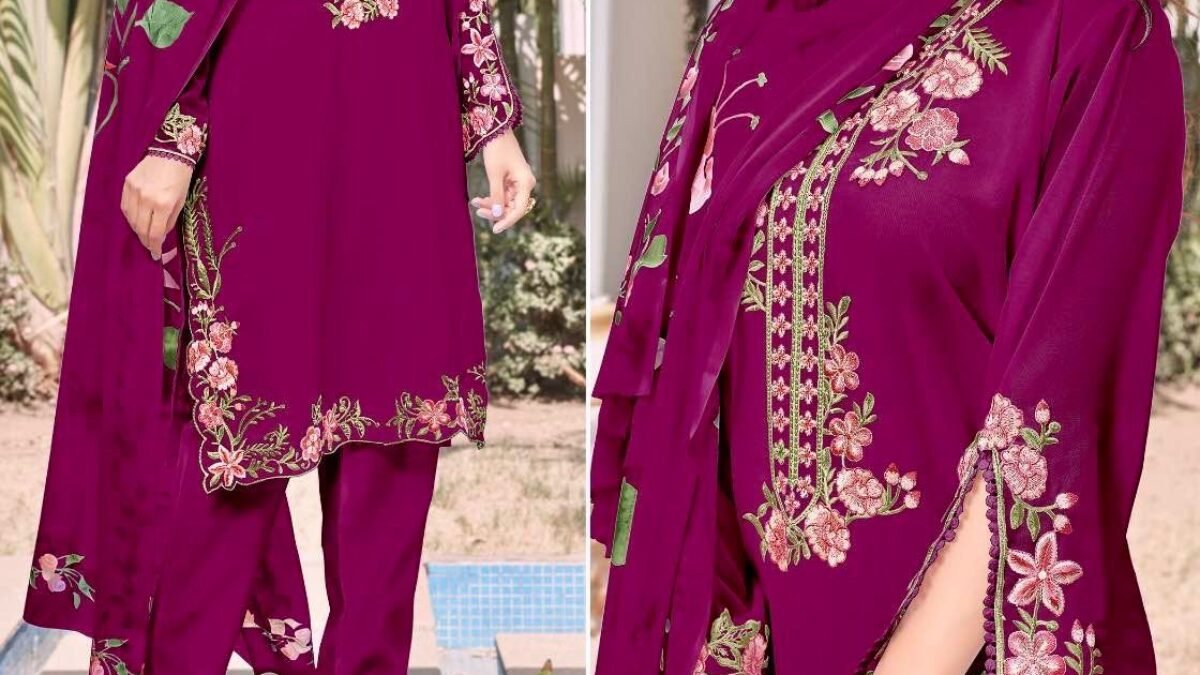 Dress design simple on sale pakistani