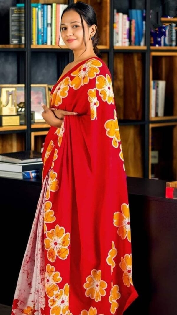 Saree In Gujarati Style - Designer Sarees Rs 500 to 1000 -