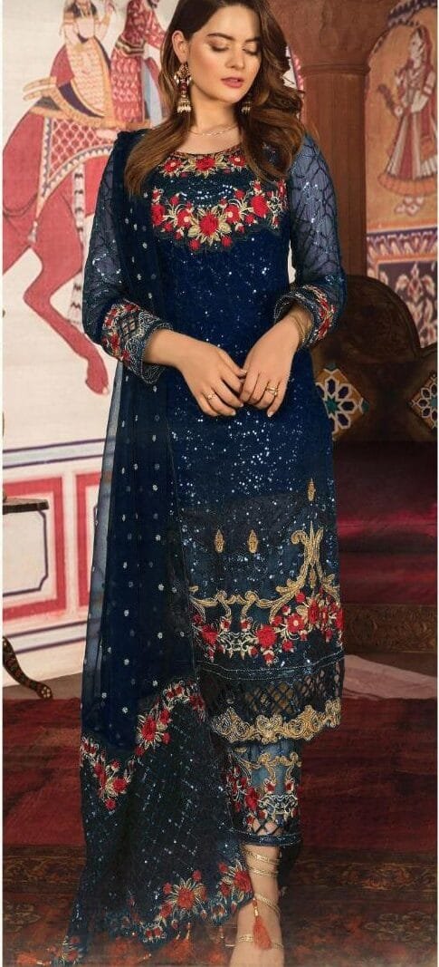 Chiffon Pakistani Suits UK