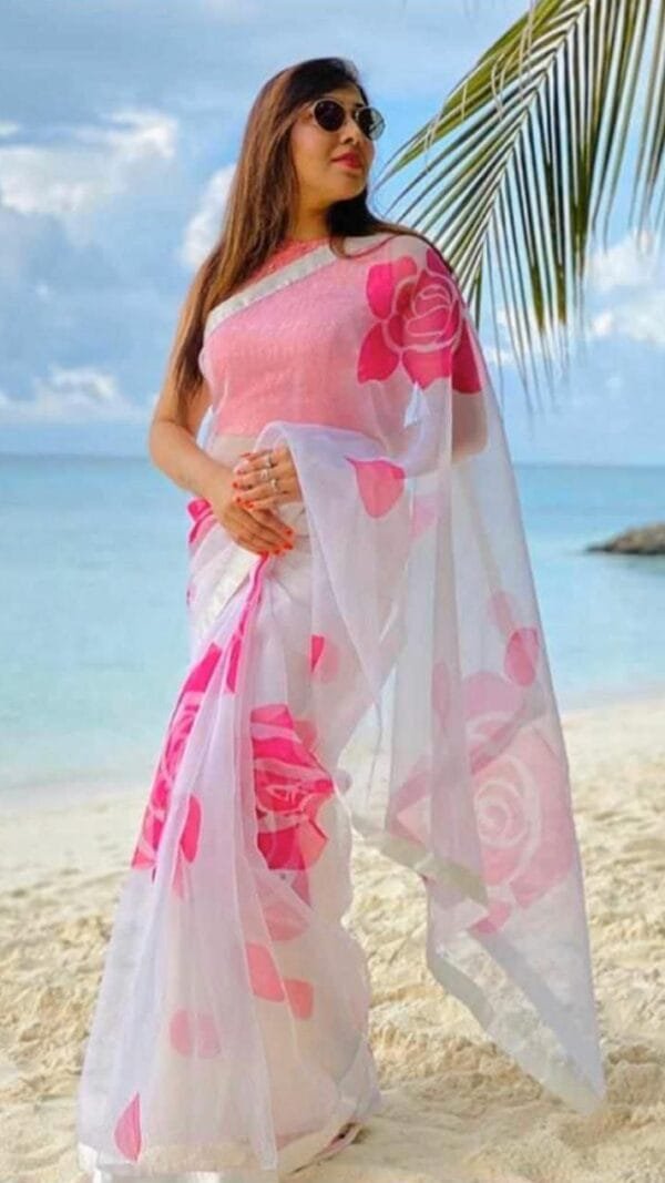 Silver Saree Blouse UK