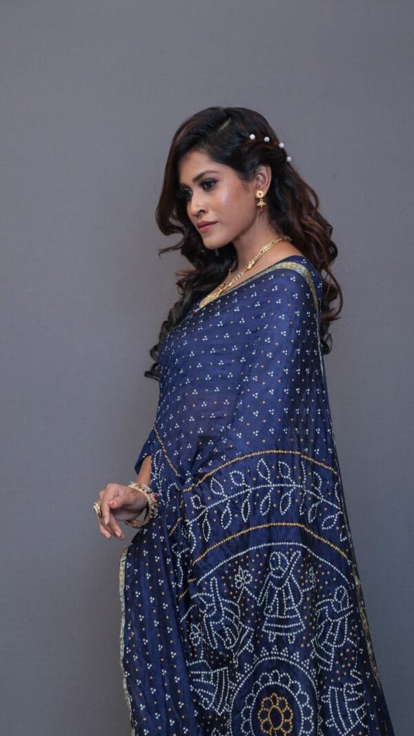 Golden Saree With Blouse United Kingdom