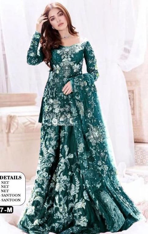 Sybella Heavy Pakistani Wedding Dress at Rs 3695 | Bridal Wedding Dresses  in Surat | ID: 12869487212