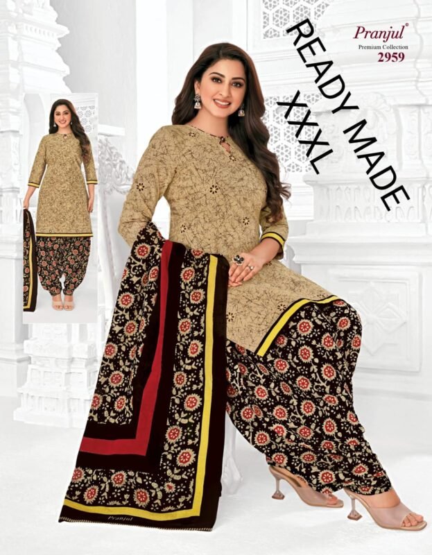 Priyanka Vol 21 By Pranjul Pure Cotton Printed Readymade Dress - The Ethnic  World