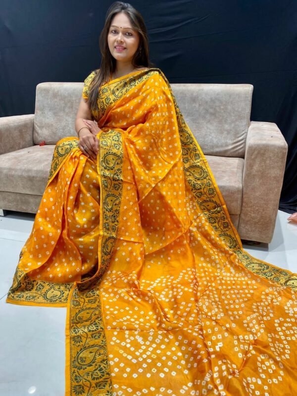 Buy Banarasi Silk Sarees Online | Pure Banarasi Katan Saree @ BharatSthali