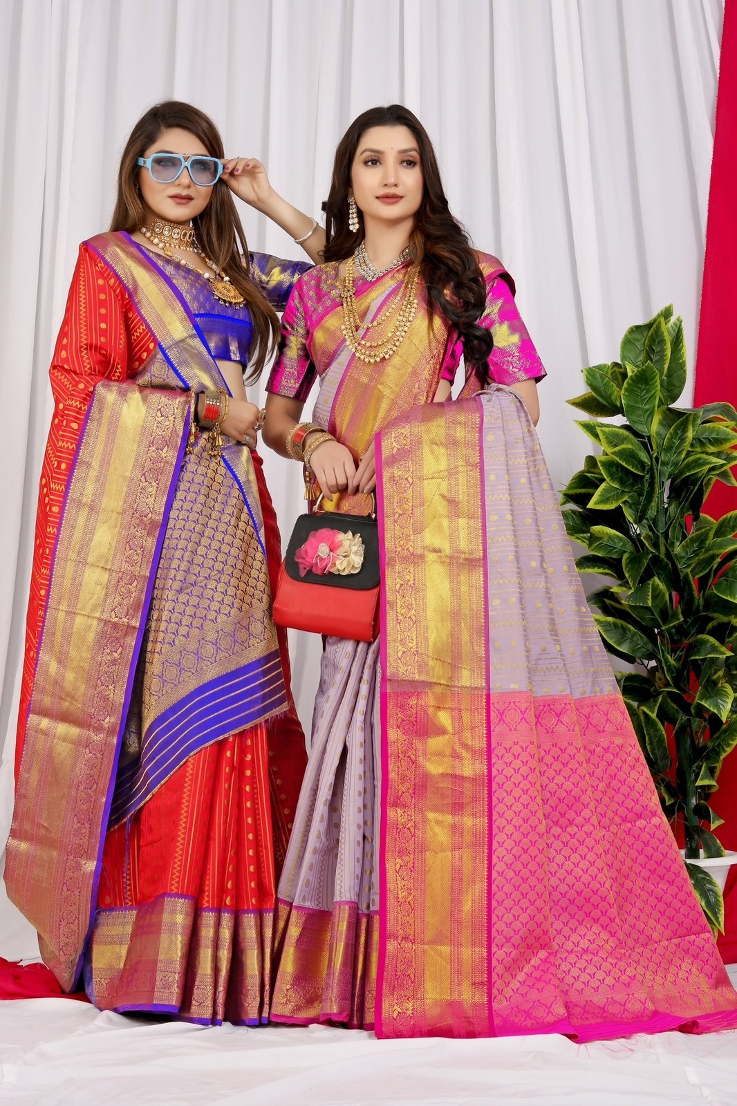 Rustic Pink Designer Kanjivaram Style Vintage Zari Woven Pattu Soft Silk  Saree. | The Silk Trend