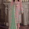 Light Pink Georgette with Sequence Embroidery Work Pakistani Suits in Sale