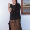Black Color Silk Saree