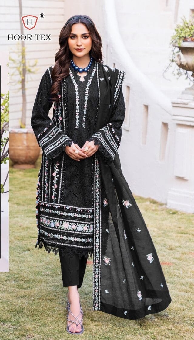 Black Fox Georgette Pakistani Suits In Sale