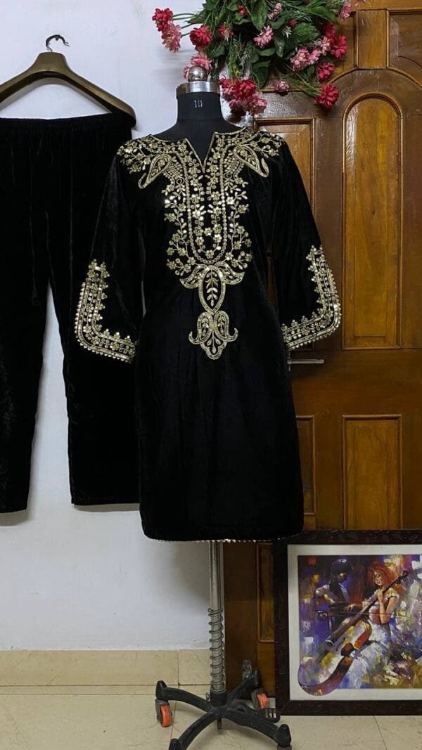 Dark Green New Kurti Plazzo Set Pakistani Suits In Sale