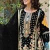 Black Organza with Heavy Embroidery Work Pakistani Suits In Sale