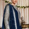 Blue Georgette Embroidered Pakistani Suits In Sale