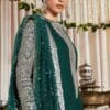 Dark Green Georgette Embroidered Pakistani Suits In Sale