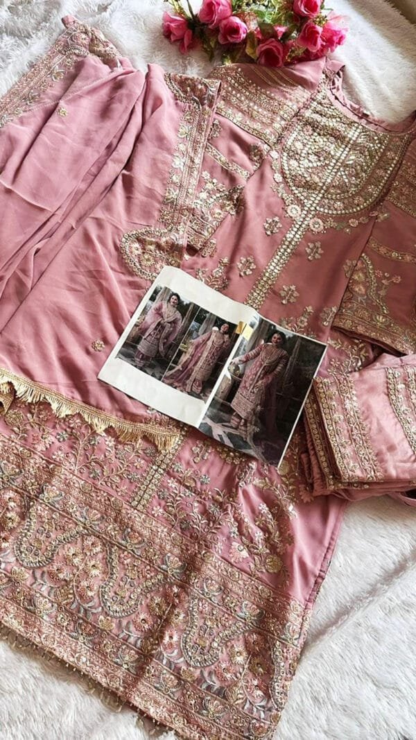 Designer Pakistani Suits Heavy Embroidered Sequins Work