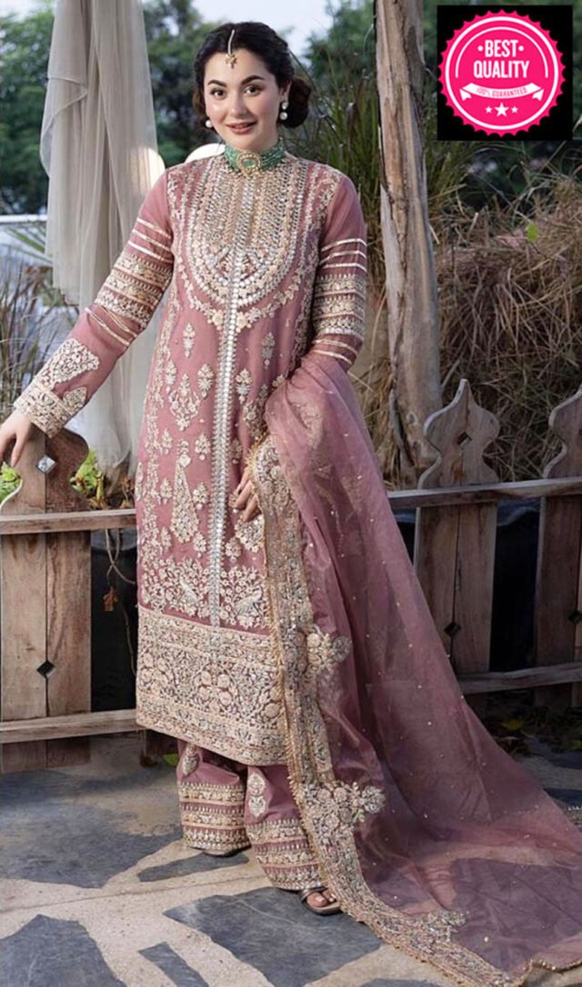 Designer Pakistani Suits Heavy Embroidered Sequins Work