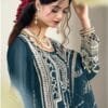Green Heavy Georgette Fabric with Heavy Work Pakistani Suits in Sale