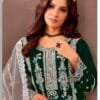 Green Organza With Embroidered Pakistani Suits Sale