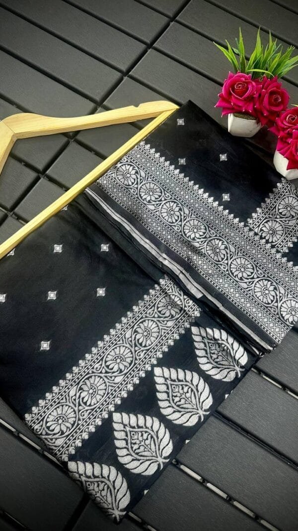 Latest Black Colour Silk Sarees 2024