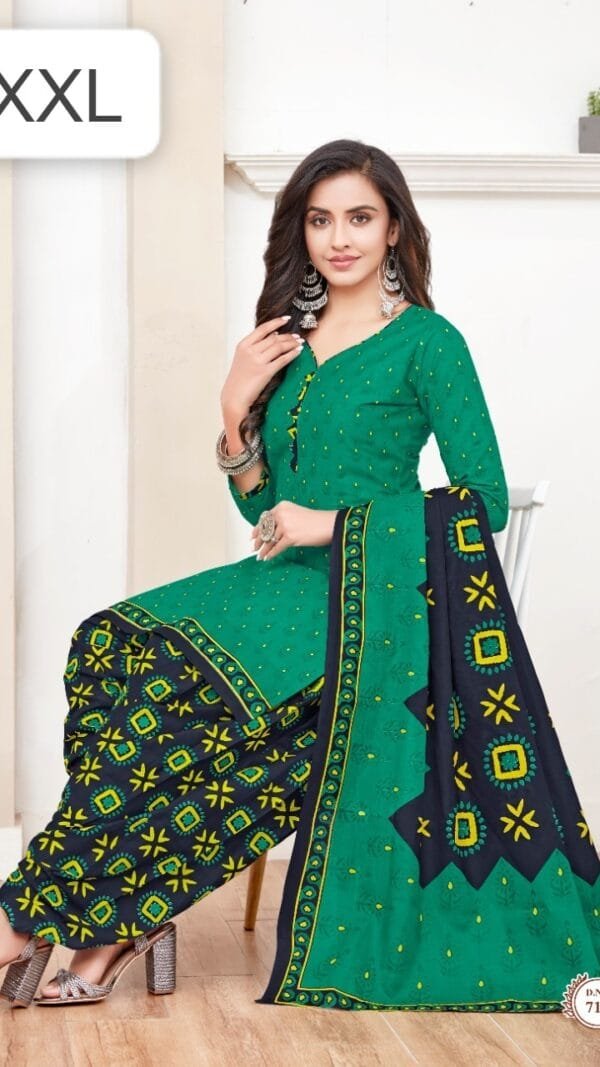 Pure Cotton Printed Ready Made Suit