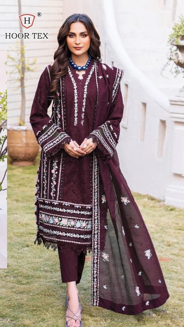 Purple Fox Georgette Pakistani Suits In Sale