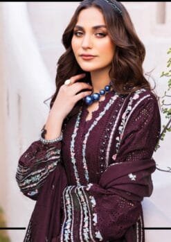Purple Fox Georgette Pakistani Suits In Sale