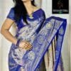 Blue Pure Kanjivaram Silk Sarees