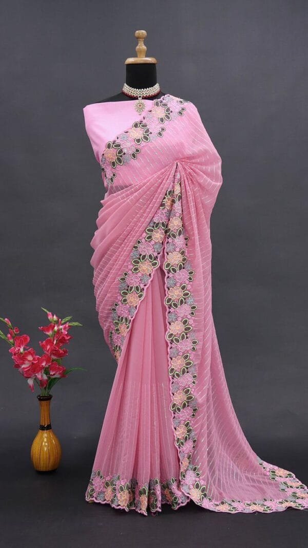 ChicCharm Drapery Hub Designer Sarees for Women