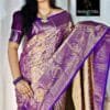 Dark Purple Pure Kanjivaram Silk Sarees
