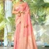 Light Pink Cotton Saree