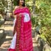Pink Colour Bandhej Print Sarees