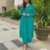 Rama colour Heavy Rayon Alia Cut Dresses