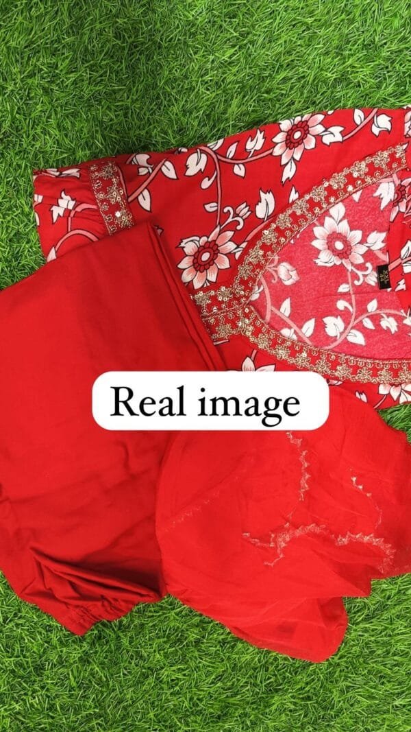 Red Colour Aliya Cut Dresses