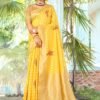 Yellow Cotton Saree